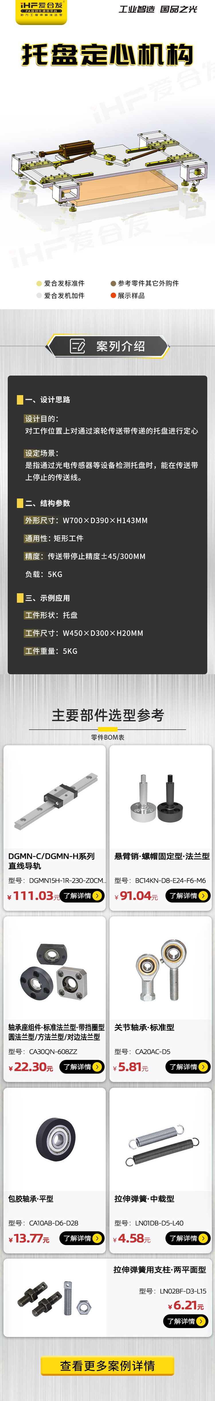 愛合發：案例介紹——托盤定心機構！